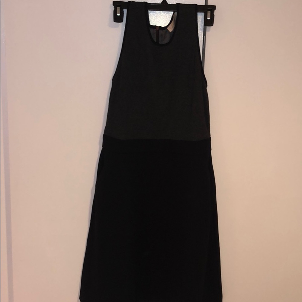 LOFT Gray and black dress